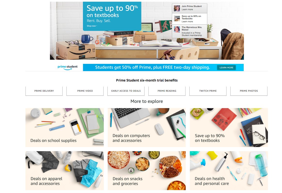 AmazonAtUofH's tweet image. Hello students!
I wanted to let you know that YOU can get a free Prime Student Amazon Account with your UH email!  Here are all the benefits that you can get from being a student for free. :)

amazon.com/Join-Student

#primestudent #ad