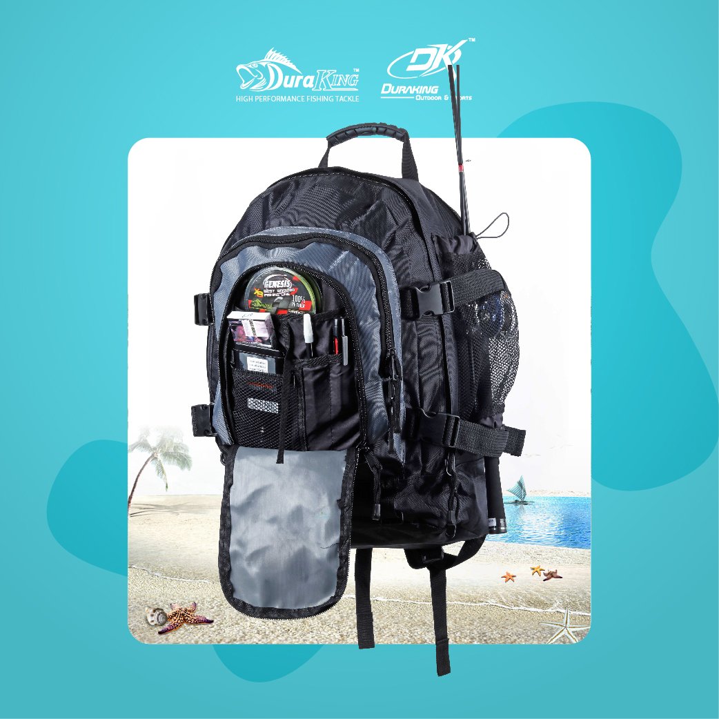 Dengan Duraking Sling Bag, kamu bisa membawa perlengkapan memancing dan perbekalan kamu dengan lebih mudah.