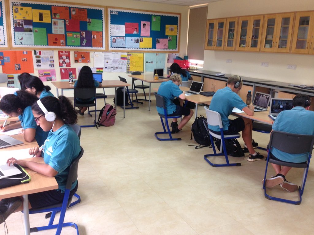 sis_lang_b's tweet photo. From the Prep Room to the Exam Room. G10 students said they had a 'relatively' good experience with the language eAssessments @SIS_secondary @Stonehill_SIS https://t.co/80CIm3C6JW