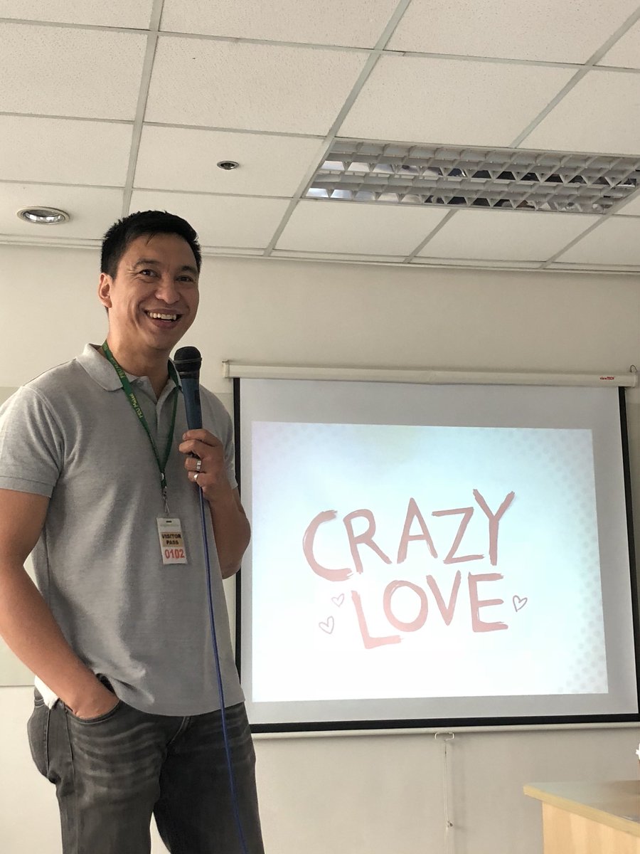 FEUMkCM's tweet photo. Happening now! Hear something from Coach Robert Gonzalez here at PE Room, as he talks about: “Breaking Misconceptions about love.” https://t.co/OvSSTJJj44