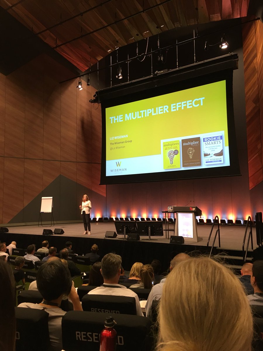 racheltaylored's tweet photo. Learning about leadership through the lens of diminishing and multiplying power. To be overworked and under-utilised is exhausting and soul-destroying. The best leaders make everyone smarter #peakperformance18 @LizWiseman @growthfaculty @CELFWaikato https://t.co/KXBTCbJJ7H