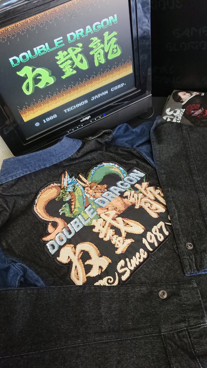 GAMESGLORIOUS's tweet photo. #ゲームスグロリアース POPUP SHOP in 秋葉原・７日目の営業が開始いたしました。新商品#ダブルドラゴン 刺繍ライダースジャケット、PAC-STOREスニーカーも絶賛発売中です。期間終了までいよいよ残り３日です。ご来場お待ちしております。よろしくお願いします。 #gamesglorious #pacman #pacstore https://t.co/fF7ADTT1iV