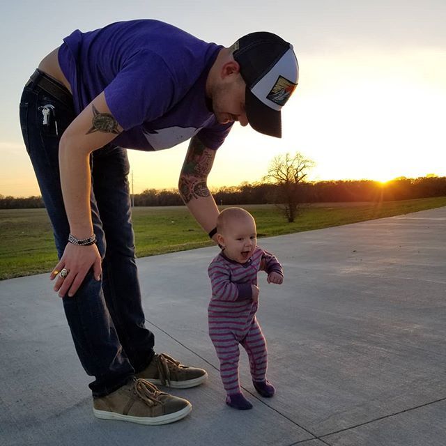 rikaconfesses's tweet photo. Marching off into the sunset. (Sort of the reply to the picture Thom posted earlier..) #ThomDoingThings #HelloKickies #baby https://t.co/Bx6th6bbAN https://t.co/S90qYUx1rb