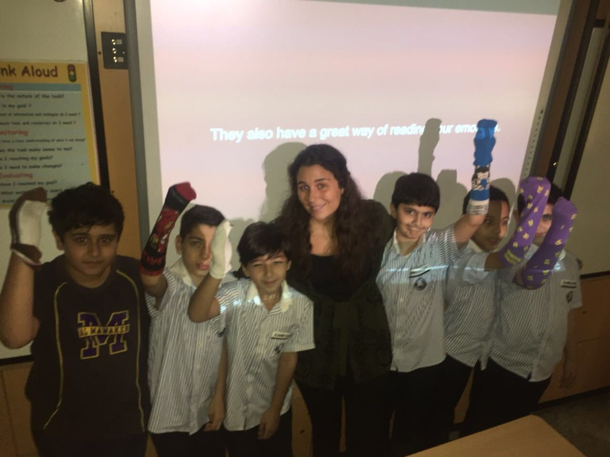 Mawakeb_Garhoud's tweet photo. Our sts rocking socks & spreading awareness on #WorldDownSyndromeDay because #love & #care don’t count chromosomes! #trisomyawarenessmonth #BeingWellDubai #LovetheirDifference https://t.co/uf1FFMKyt1