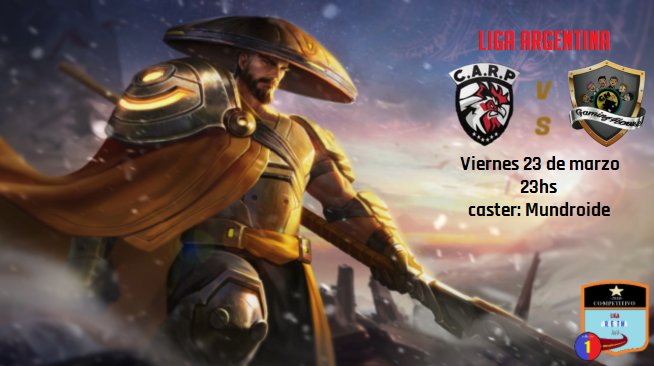 LigaArgAOV's tweet photo. POR FIN LLEGÓ EL DÍA!, hoy comienza la Liga Argentina de AoV y nada mejor que empezar con estos 2 grandes encuentros. A las 14hs, la previa con la repeticion del amistoso entre Gaming House y Team Ocean por el canal Game World de Youtube. https://t.co/GtHVKAQFZT