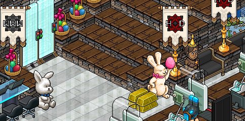 HDA_Habbo's tweet photo. 🐰EASTER GOLDBAR GIVEAWAY💰

▶️ RETWEET THIS TWEET, MUST FOLLOW @HDA_Habbo , ENTER HDA's BASE ON HABBO AND TAKE A PHOTO WITH THE WHITE BUNNY! MUST POST PHOTO AS A *REPLY* TO THIS TWEET

✨TWO WINNERS, ENDS APRIL 2nd 2018 ⌚️

🚫.COM ONLY, GOOD LUCK! 

-Ria

#habbo #giveaway https://t.co/ctYvwE3a7f