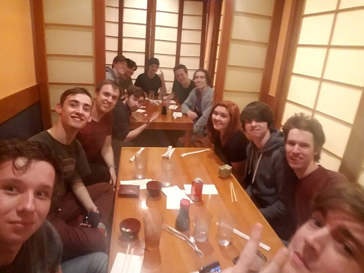 Ben East On Twitter Sushi With Interns At Echoreaper - defaultio roblox twitter