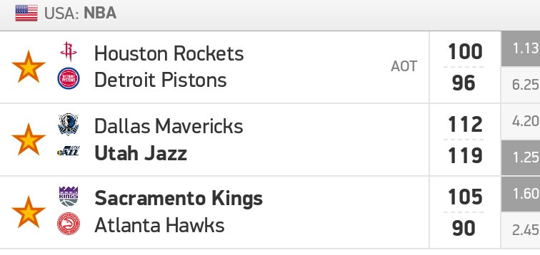 GochoTips's tweet image. Noche de #NBA perfecta, 3-3 ✔✔✅✅

#Win #Tipster