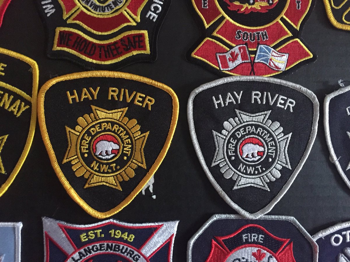 Ptsdpatches's tweet image. Thanks to an @AlbertaSheriffs friend of mine was able to add to my coin/patch collection!! #Fightptsd #Patchcollecting!!!  And thanks to @HayRiverFD for the patches !