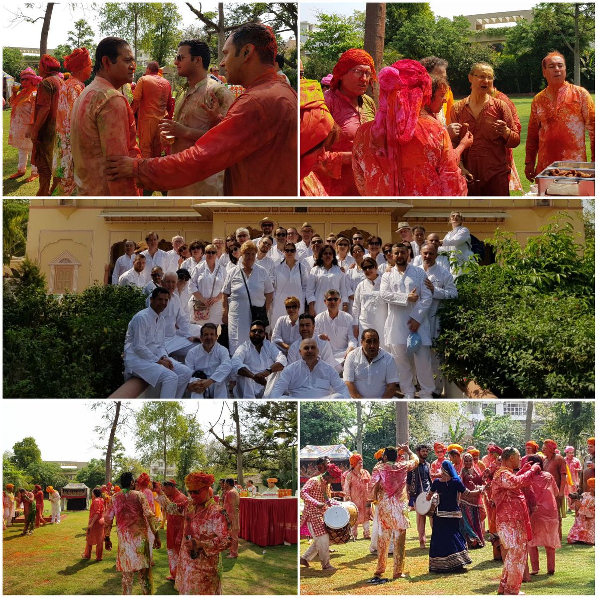 KanotaHotels's tweet photo. #Throwback to the brightest and most vibrant #Holi ever at #NarainNiwasPalace
#NarainNiwas #NarainNiwasPalaceJaipur #HeritageHotel #LuxuryHotel #throwbackholi #holicelebration #holicolors #colors #colorful #festival #festivities #holifestival #Rajasthan #India #IncrdibleIndia https://t.co/Pt8ePLQm8C
