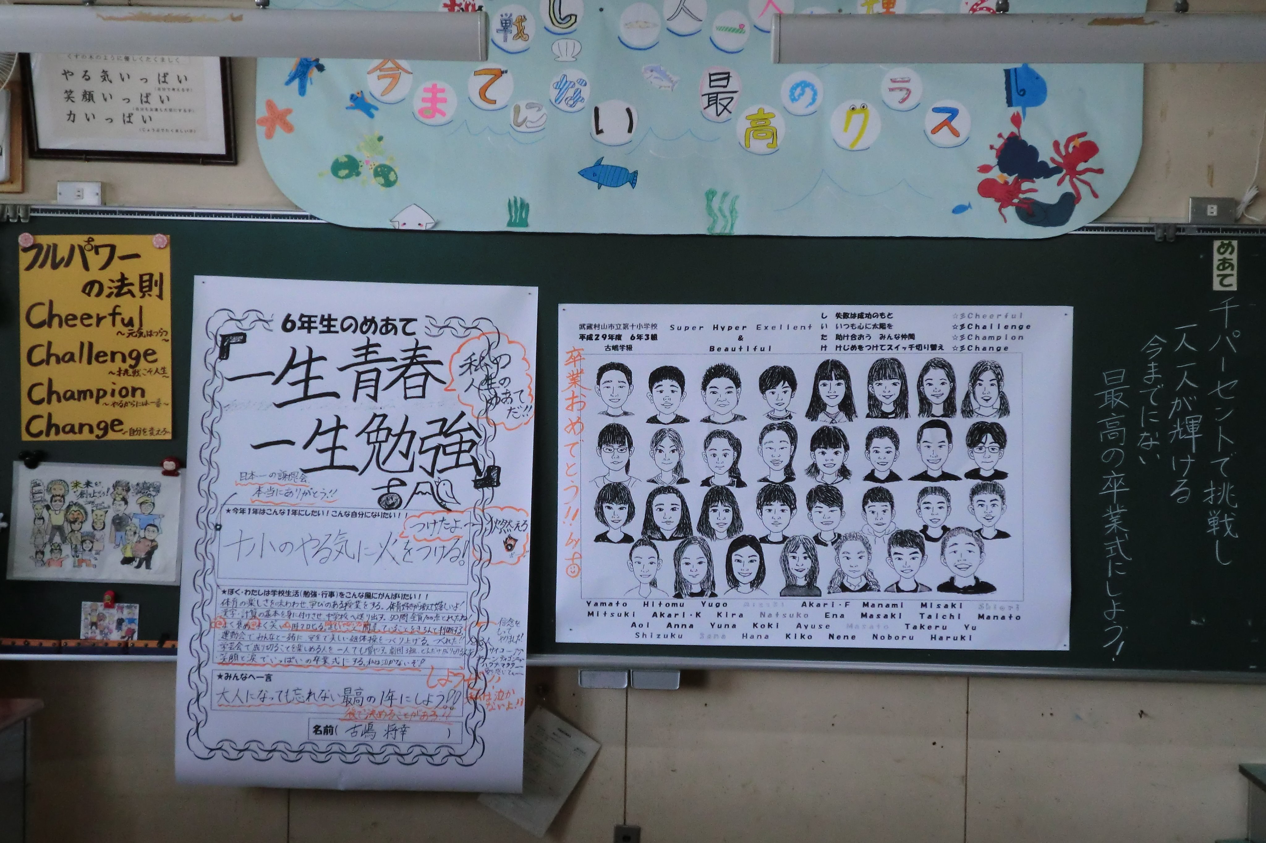 تويتر 武蔵村山市立第十小学校 على تويتر 平成３０年３月２２日 木 第３５回卒業証書授与式 当日の朝 卒業生 の各学級の黒板には 担任の思いが さまざまに綴られていた 静寂の中に光る言葉が冴える 感動の掉尾を飾る卒業式はすでに朝から始まっていた