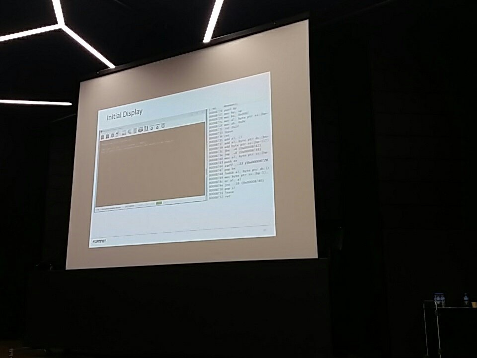 cryptax's tweet image. Really good talk of @raulr_alvarez on #Petya infecting the boot sector and encrypting the MFT table - with a video of sample in #Bochs #INS18