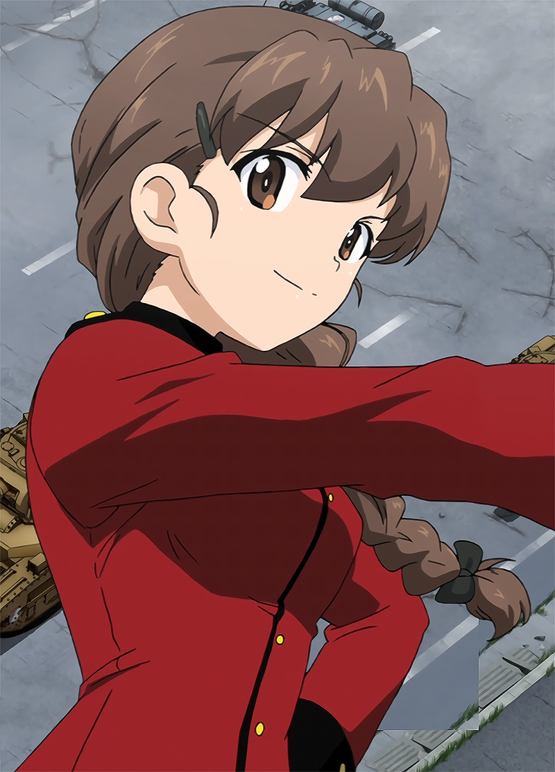 灰色服のプリン ガルパン総合アカウント على تويتر 最終章オープニングのルクリリしゃん 合成版 まぁ合成したところで表示領域はあんま増えないけどｗ