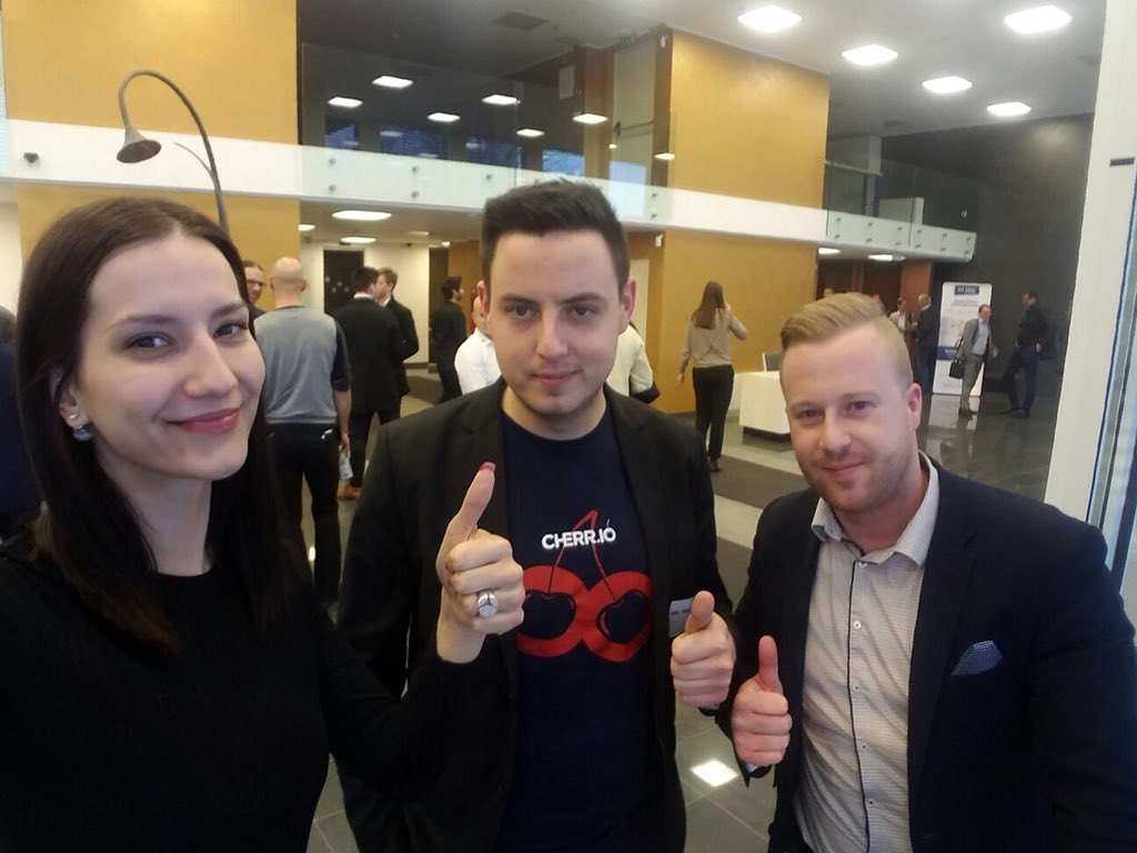 agentdavid007's tweet photo. Yesterday we presented a #pitch at the #Business Angels #Event in Ljubljana (ICO DEMO DAY), where we broke through the walls and sealed first place.😃🍒 Big congrats to the #team and our #advisor @nikoslavnic 👏

@CherrioPlatform #cherrio #ico #crypto https://t.co/JwkkUcnhpr