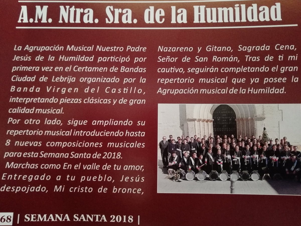 LEBRIJAENFUREC1's tweet photo. ¿HABEMUS NUEVA BANDA EN LEBRIJA? https://t.co/YNLWKZlkQg
