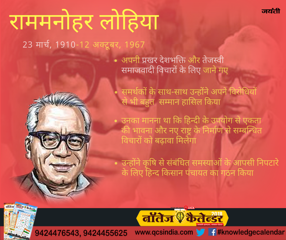 infoeducomu's tweet photo. #rammanoharlohiya #knowledgecalendar #23march #2018 #newindia #padho_sikho_badho https://t.co/sG6zXl63rb
