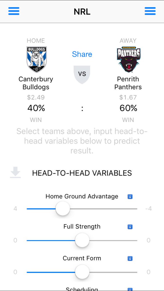 Canterbury Bulldogs vs Penrith Panthers #NRLBULLDOGSPANTHERS 

Penrith are favourite but the Bulldogs are good value.