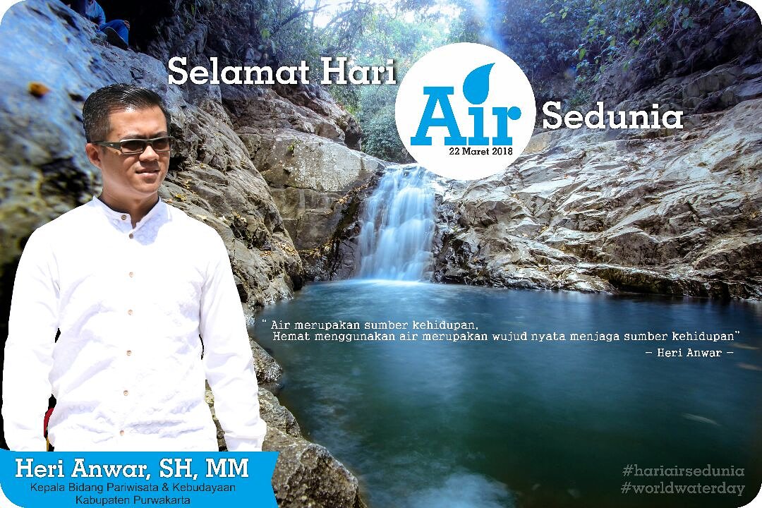 Halo kawan wisata 
Air Merupakan Sumber Kehidupan, 
Hemat Menggunakan Air, Merupakan Wujud Nyata Menjaga Sumber Kehidupan.

Mari hemat air untuk Dunia 
#hariairsedunia #PariwisataPurwakarta