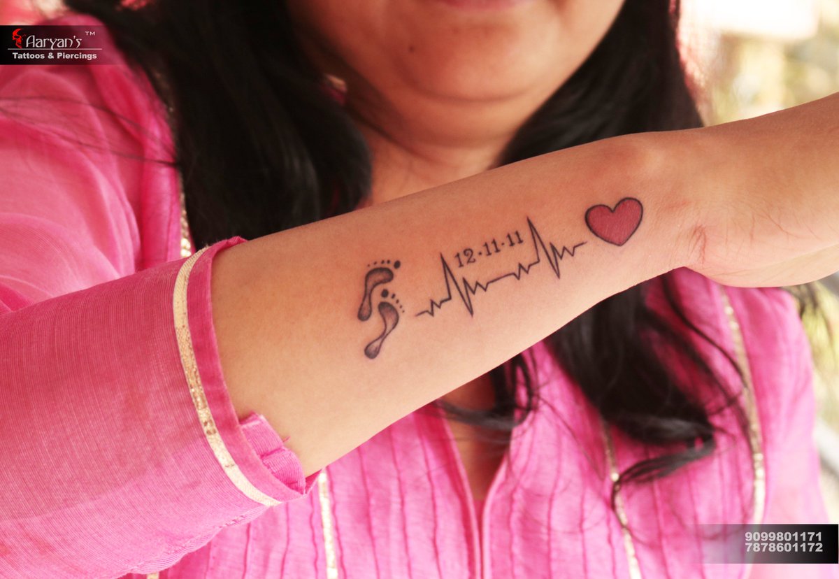 heartbeat tattoo with name and date heartbeat tattoo with name and date