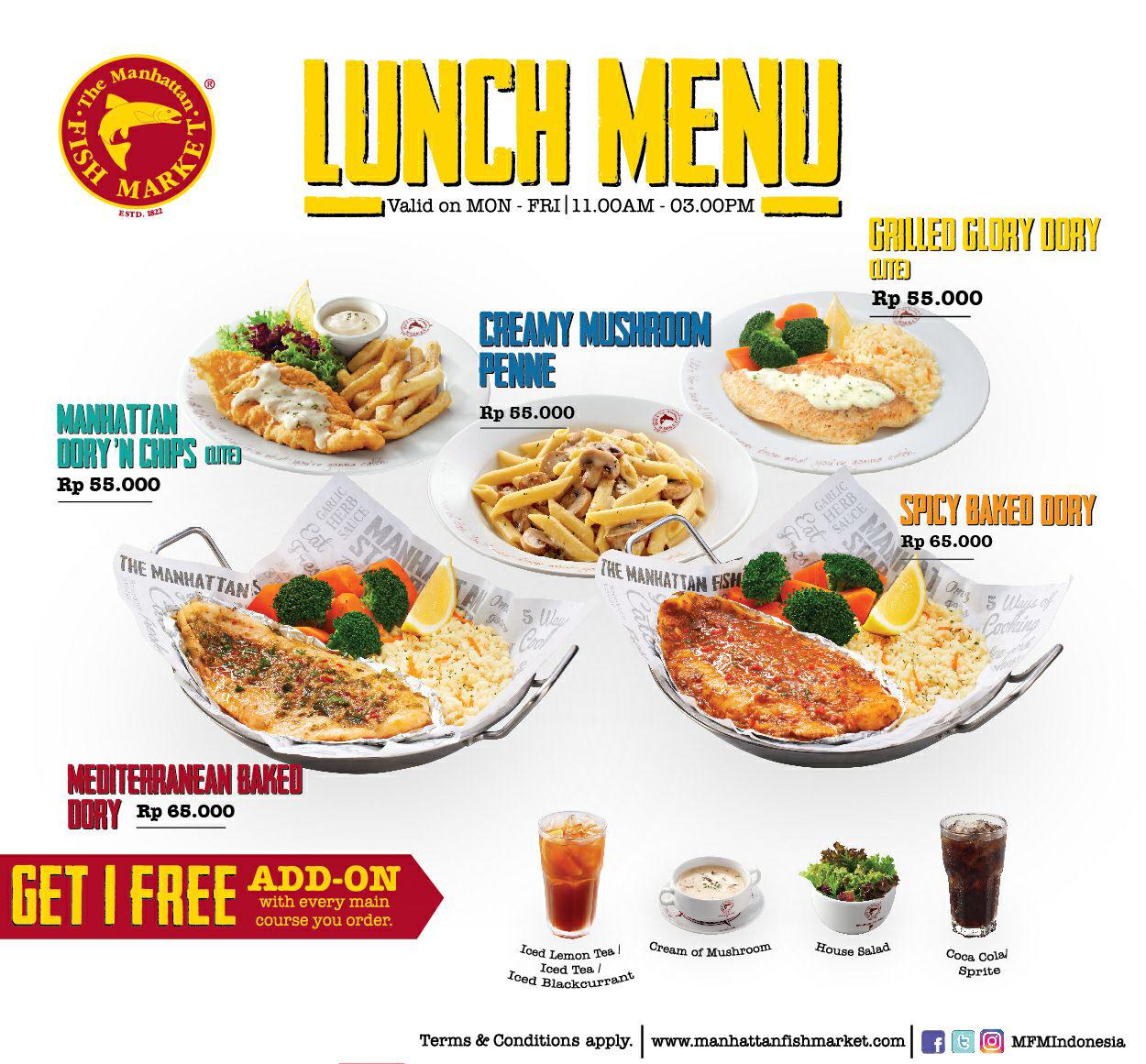 Manhattan fish 2024 market menu