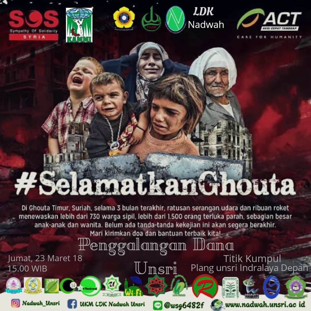 #InspiringLife
#MMC_WeShareWeCare
#Informatif, terpampang nyata
====================
Media Sosial LDK Nadwah Unsri
👍Fanpage : UKM LDK nadwah Unsri
📷Instagram : nadwah_unsri
🐥Twitter : nadwah_unsri
📱Line@ : @wsg6482f
🎥Youtube : Nadwah Unsri
🌐Website : nadwah.unsri.ac.id