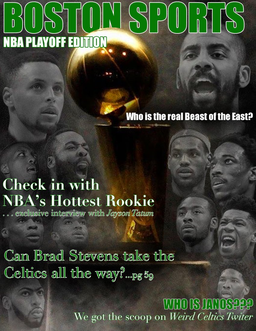 itslaithdood's tweet photo. School project
Had to throw in some weird Celtics Twitter #cletics #weirdcelticstwitter #rainingjs #rainingjunk
@JamPackard
Forgot to add tito 3 sticks headline.
Damn just realized it. https://t.co/HQQlwX1fcV