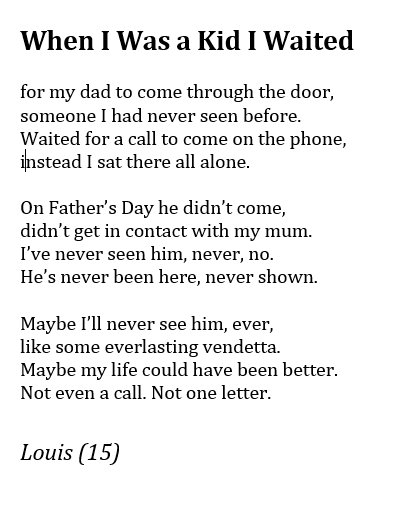 Kate Clanchy on Twitter: "The kids always write the best 