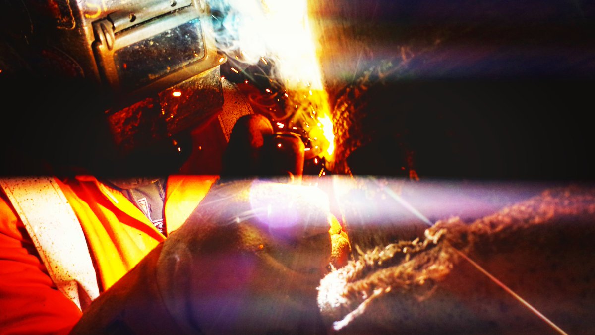 JoshuaGaska's tweet image. Cool welding picture from work. #Boilermaking #Local7