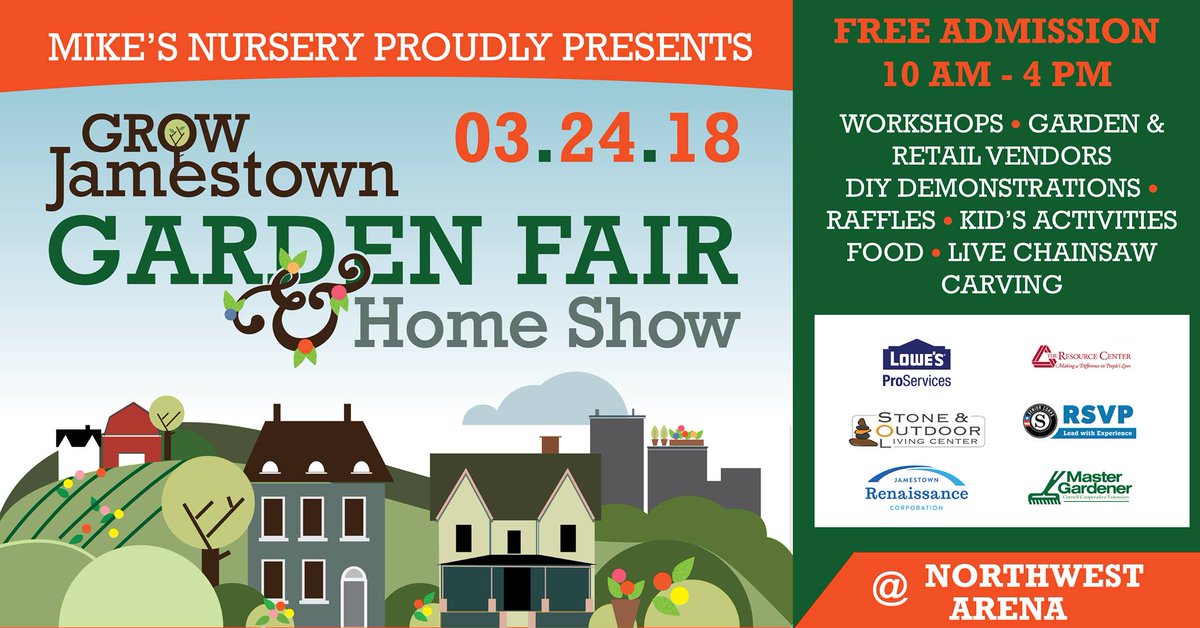 Hey y'all - DONT FORGET! the GROW Jamestown Garden Fair is Saturday March 24th at the <a href="/NorthwestArena/">Northwest Arena</a> in Downtown #JTNY. BioDome Project will be there along w/TONS of other great local vendors, like our good friends <a href="/GHeronGrowers/">Green Heron Growers</a> <a href="/CHQLocalFood/">CHQ Local</a> +more #wny #wnyfresh #chq #garden