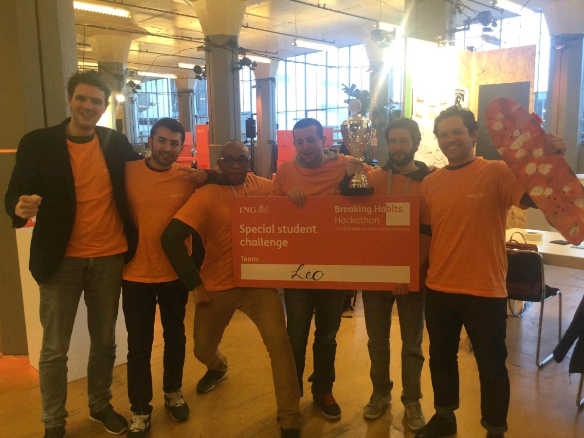 What a great experience and so many good times. Special thanks to my teammates. @ING #breakinghabits #hackathon #coding #innovation #tech #dialogflow #firebase #GoogleHome #googlehomemini