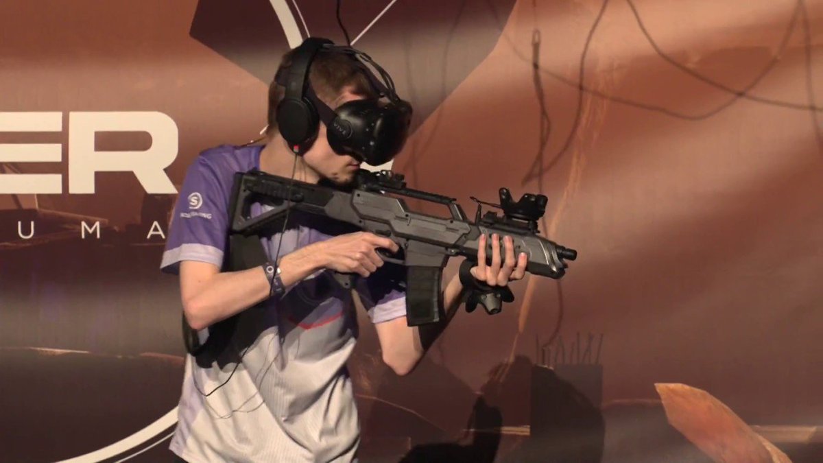 Web3Virtuality's tweet photo. #Virtuality2018 c'était aussi la première compétition d'e-sport #VR avec @smartVRStudio et leur FPS @AfterHVR .
(re)Vivez cette première mondiale 🌎👾
Merci à @Rivenzi_ @SFCO_Pyro @MilleniumTeam @TheMindOut @Kaiirin @jeanmariotte 🙌
#esport #FPS https://t.co/dhmMupikX8 https://t.co/YJnGVKUBDh
