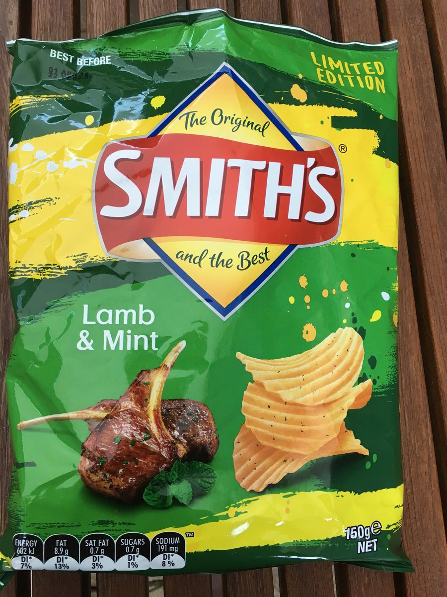 wycheexpress's tweet photo. There is a god and he works in product development at Smith’s chips https://t.co/ve7ECYLMCa