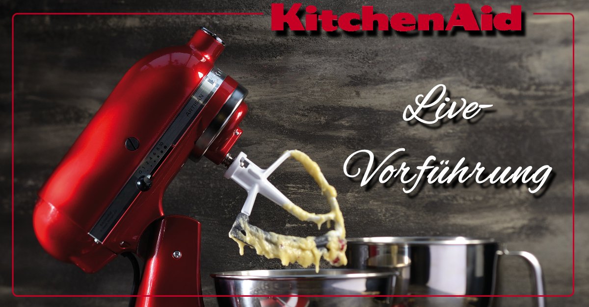 Greiner1794's tweet photo. #KitchenAid Live-Vorführung:
23. März: 11°° bis 18°° Uhr
24. März 10°° bis 15°° Uhr
#kitchenaid #kochen #backen #genießen https://t.co/x1cskvqEa8