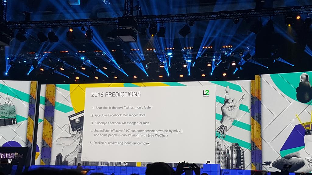 KLtwe's tweet image. This guy can talk! Fantastischer Vortrag von @profgalloway #OMR18 #trends #badtech