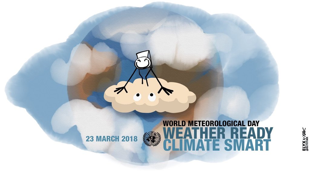 Provision of Impact-based early warnings & use of meteorological data helps in  #Weather_ready, #climate_smart. #WorldMeteorologicalDay #climatechange  #weatheraware #weatherPresenters 
#KYC (know your Climate) 
⛈️🌤️🌦️🌧️🌪️❄️