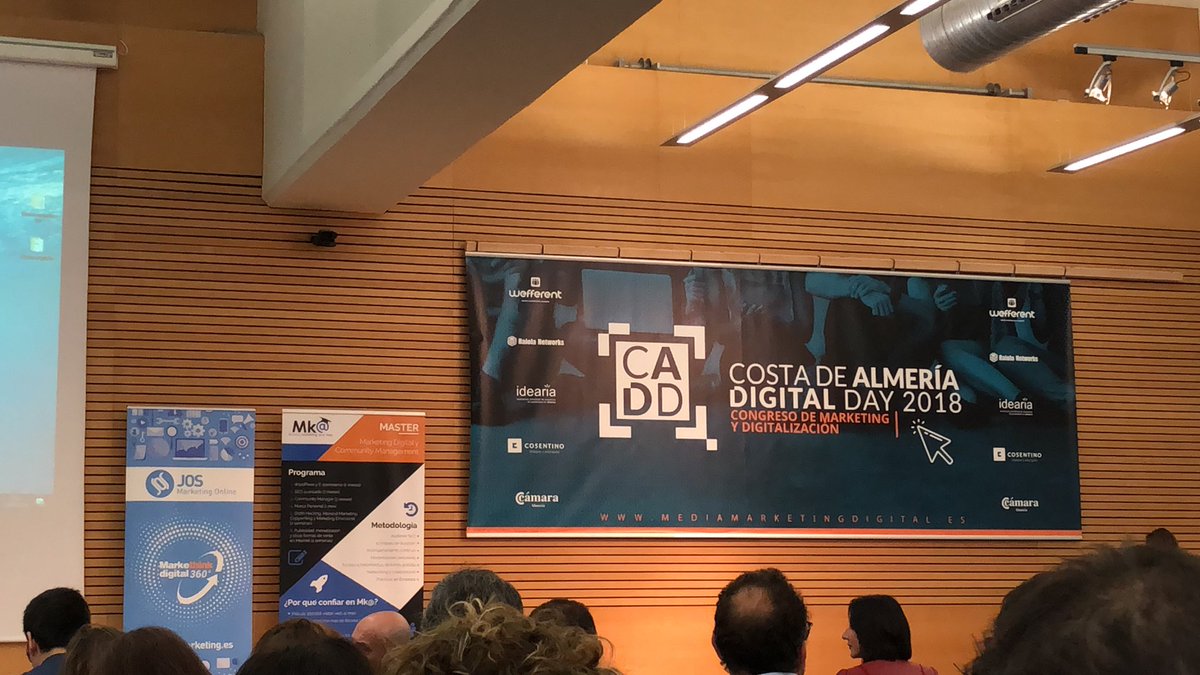 cfrancobb's tweet photo. Empieza la jornada en Costa de Almería Digital Day #CADD18 con @GrupoCosentino #marketing https://t.co/O7oSAtFGev