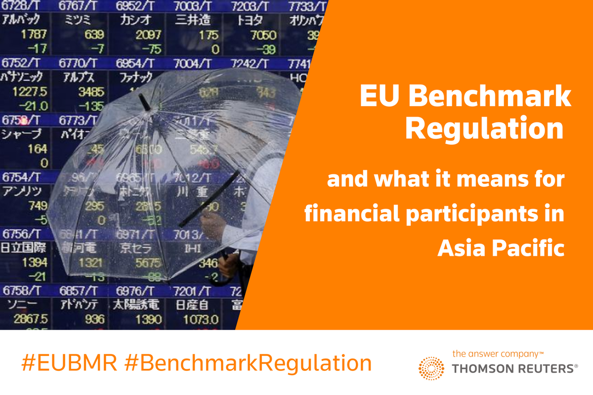 thomsonreuters's tweet photo. Been busy with #MiFiDII? Haven’t had time to understand the impact of EU #BenchmarkRegulation? Get the details here on how #EUBMR will affect Asia Pacific https://t.co/mpGajy99PD @Lipper_Alpha https://t.co/qNlTAO7Qt4