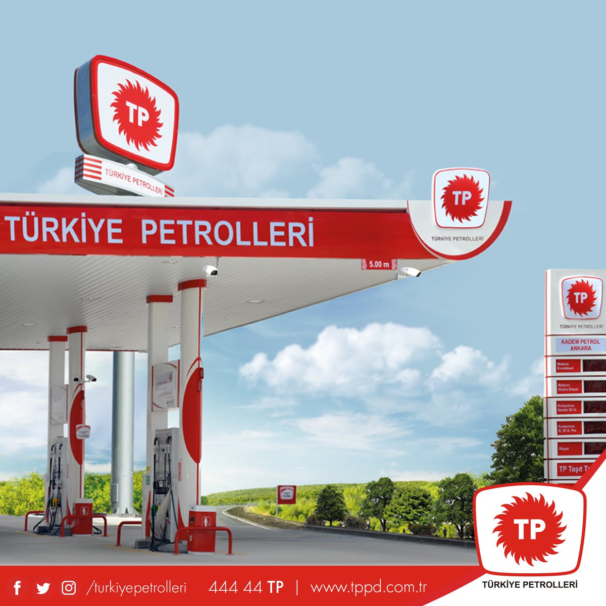 Türkiye’nin her yerinde, 700’den fazla istasyonumuz ile sizin için çalışıyoruz! #TurkiyePetrolleri