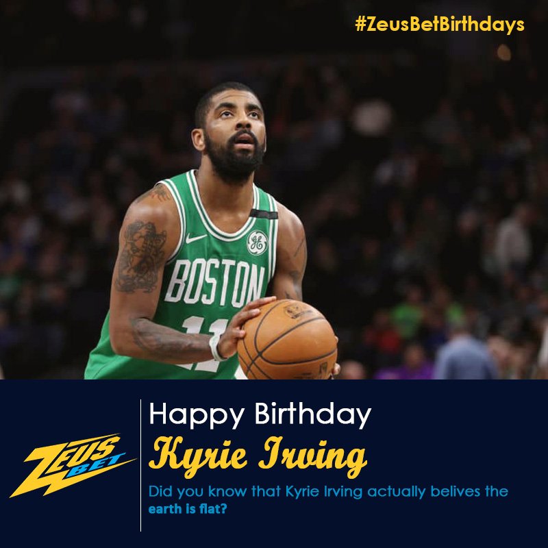 Happy 26th birthday to NBA player Kyrie Irving 