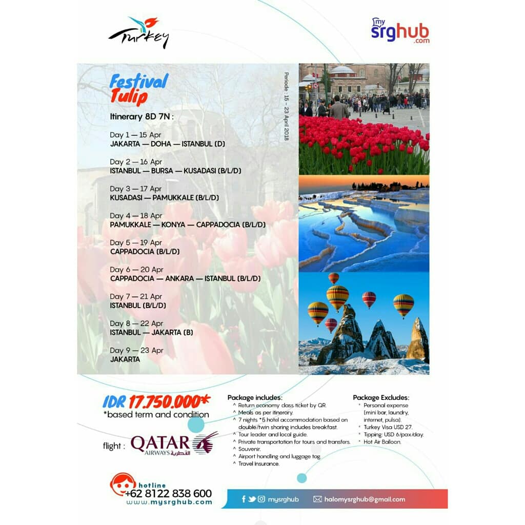 wikatourstravel's tweet photo. Explore Istanbul - Dubai and Tulip Festival in Turkey is an UNFORGETTABLE Moment.
.
Plan and Caption Your Best Travelling with Us!😉
.
#mysrghub #travelumroh #halalholiday #halaltrip #halaltour #exploreturkey #wisatahalaldunia #turkey #istanbul #dubai #tulipfestival #tulip https://t.co/dyMpG7mzBb