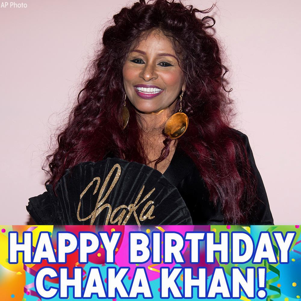 Happy Birthday to legendary \"I Feel For You\" singer Chaka Khan! 