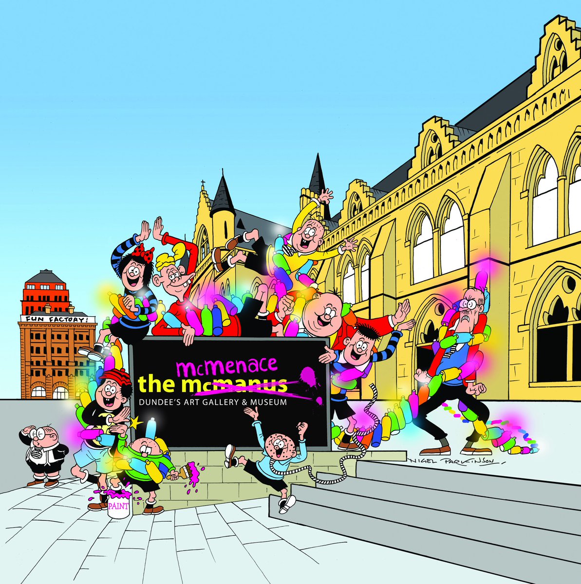 TheArtsShelf's tweet photo. @BeanoOfficial Studios &amp; @McManusDundee to join forces for bespoke 80th Anniversary exhibition #TheMcMenace
https://t.co/H6z1oGUTCW https://t.co/16POcb1Nje