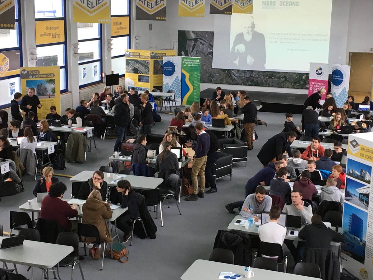 Top départ pour le week-end d’innovation collaboratif Mers et Océans à la Gare Maritime #Hackathon #boulonnais - goo.gl/GYXBG4