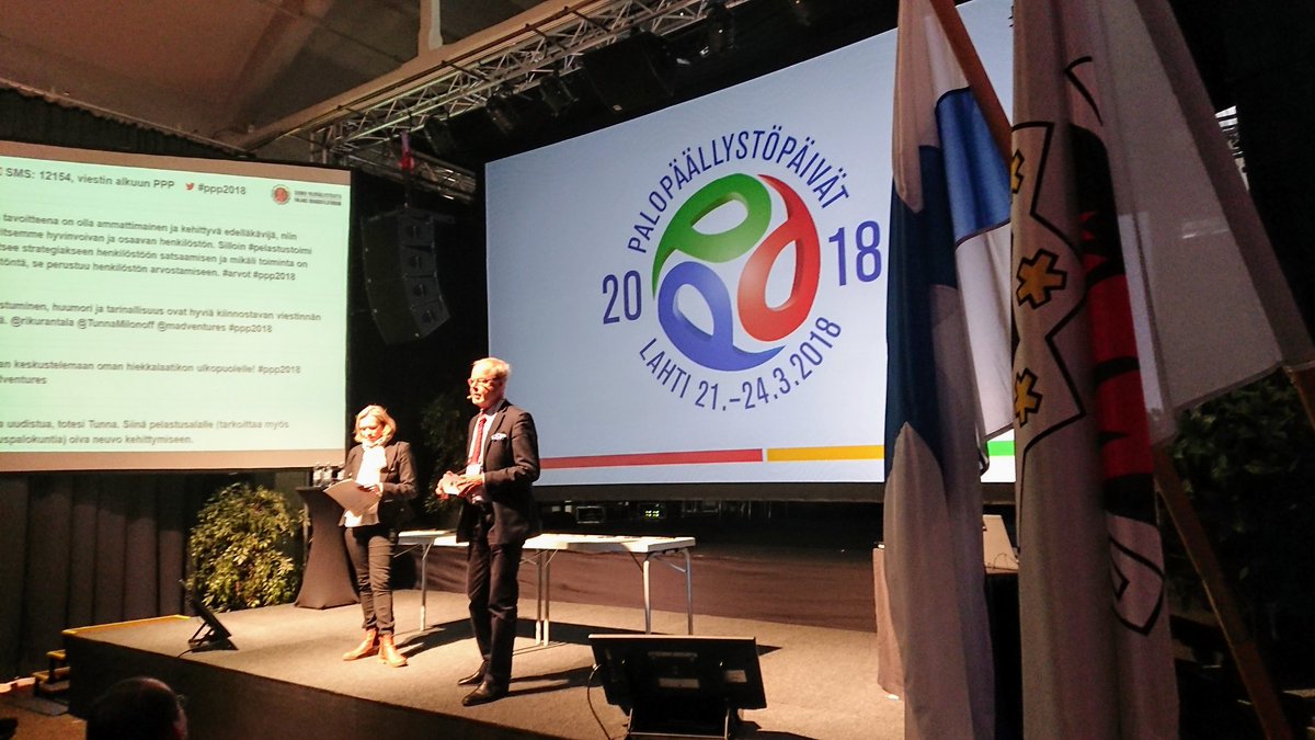 "Pelastustoimi ottaa arvot tosissaan" <a href="/TapioAaltonen/">Tapio Aaltonen</a> ja Pirjo Ahonen <a href="/Novetos/">Novetos</a> #PPP2018