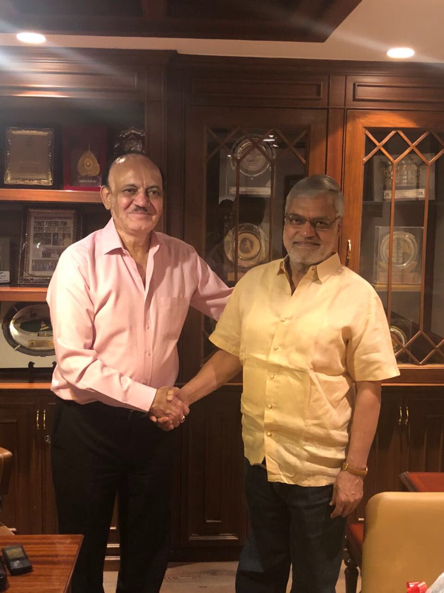 Today in Delhi, I Met with  <a href="/CkKhannaBCCI/">C.K Khanna</a> , President of <a href="/BCCI/">BCCI</a>. We discussed on range of issues regarding development of cricket in #Rajasthan and across #India .