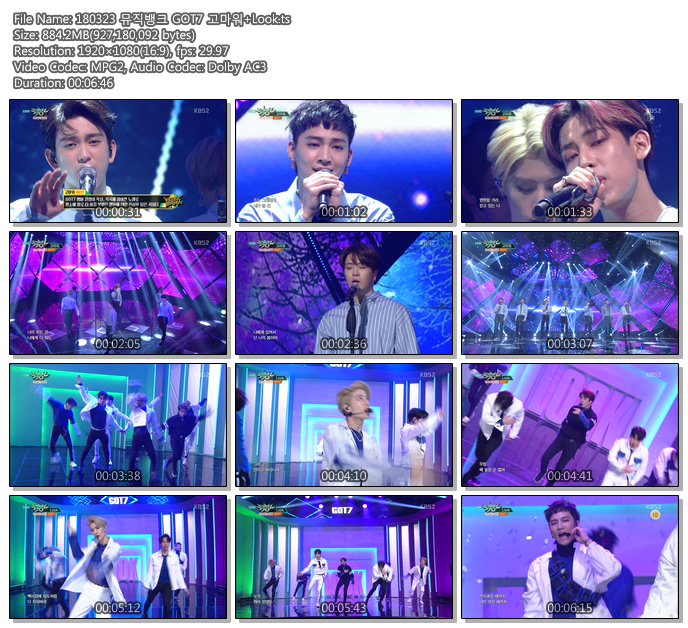 luvpe922's tweet photo. 180323 뮤직뱅크 GOT7 고마워+Look.ts 
https://t.co/TWQqs9tB9s 
만료일: 3월 30일 6:29 PM 
1 Files | 884.23 MB https://t.co/WndhF8SXTr