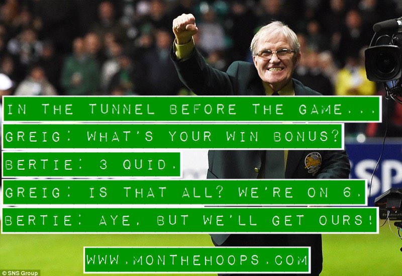 Happy 80th birthday to a true legend, Bertie Auld!    