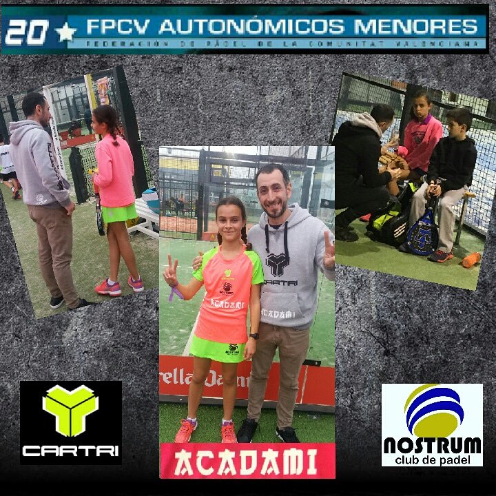 AINARA alumna de la escuela de  @damiantornambe  juega este fin de semana su PRIMER torneo Autonómico de <a href="/PadelCV/">Federación de Pádel de la Comunitat Valenciana</a> .
Te deseamos muchisima suerte, y sobretodo que disfrutes mucho de la expeciėncia!!
¡VAMOS CAMPEONA!
<a href="/cartripadel/">Cartri.internacional</a>
#acadaminostrum