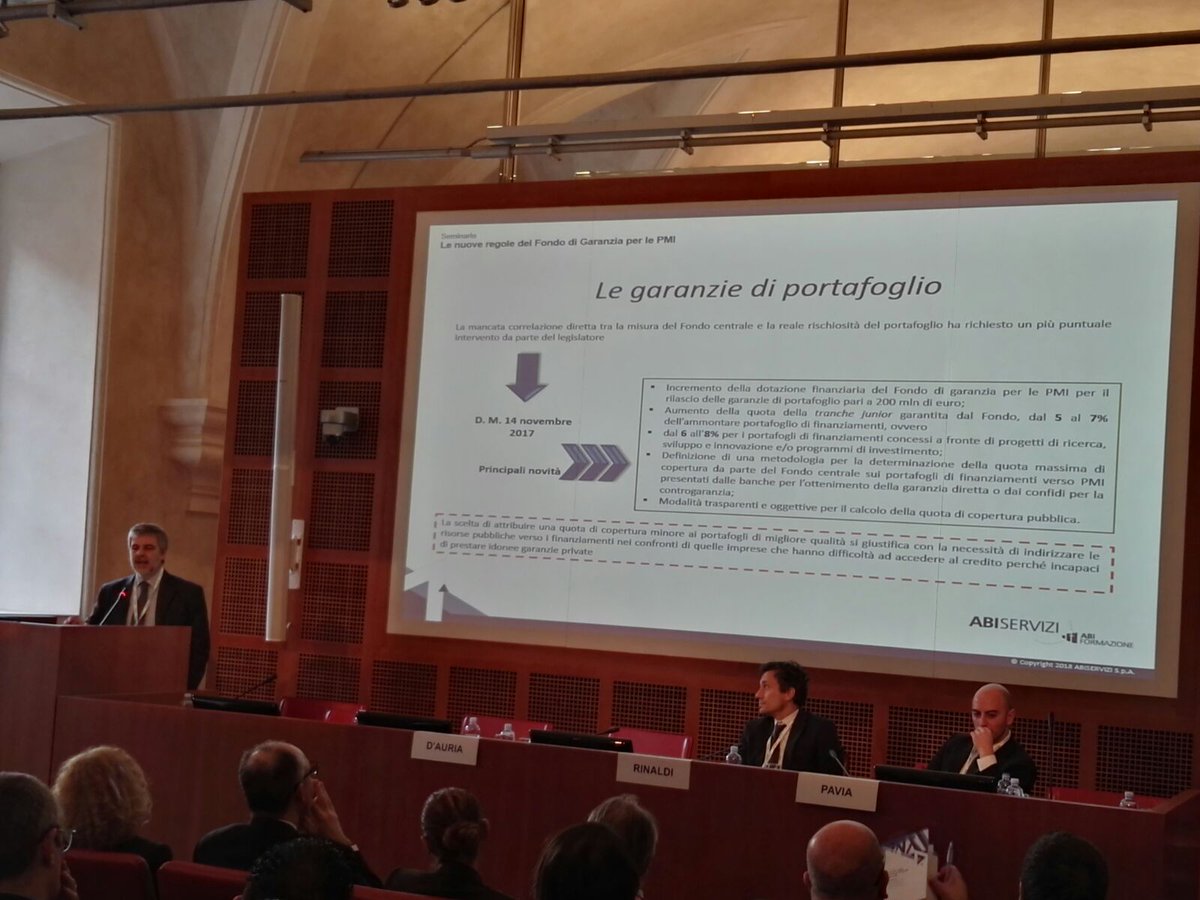 Moderari srl (@moderari) on Twitter photo Ieri a #AbiFormazione "Le nuove regole del Fondo di Garanzia per le PMI". Focus di <a href="/cdauria63/">Claudio D'Auria</a> su "Il nuovo Framework di vigilanza prudenziale sulle cartolarizzazioni nel CRR" Ieri a #AbiFormazione "Le nuove regole del Fondo di Garanzia per le PMI". Focus di <a href="/cdauria63/">Claudio D'Auria</a> su "Il nuovo Framework di vigilanza prudenziale sulle cartolarizzazioni nel CRR"