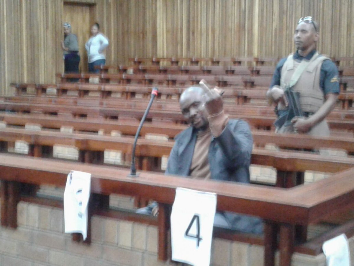 AlgoaFMNews's tweet image. A #SerialRapist, Lonwabo Solontsi (29) is awaiting his fate in the Grahamstown High Court on Friday. He was found guilty on 67 charges, including 39 of rape. Pic: Via @SAPoliceService
